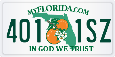 FL license plate 4011SZ