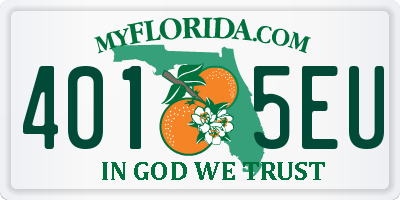 FL license plate 4015EU