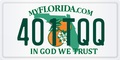 FL license plate 401TQQ