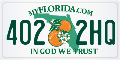FL license plate 4022HQ