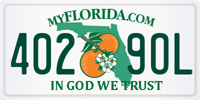 FL license plate 4029OL