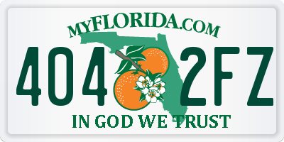 FL license plate 4042FZ
