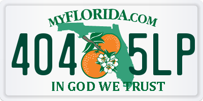 FL license plate 4045LP