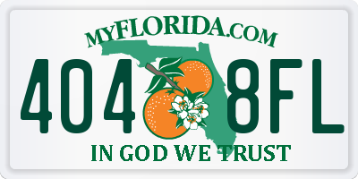FL license plate 4048FL