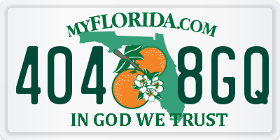 FL license plate 4048GQ