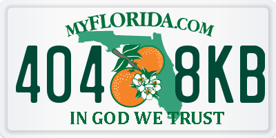 FL license plate 4048KB