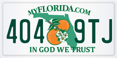 FL license plate 4049TJ