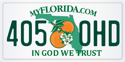 FL license plate 4050HD