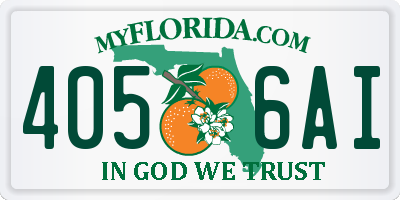 FL license plate 4056AI