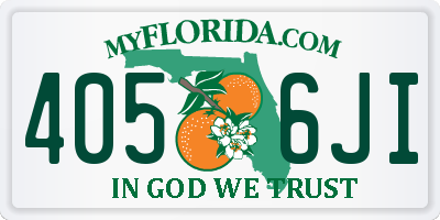 FL license plate 4056JI