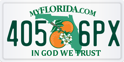 FL license plate 4056PX