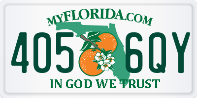 FL license plate 4056QY