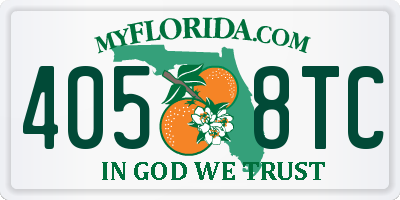 FL license plate 4058TC
