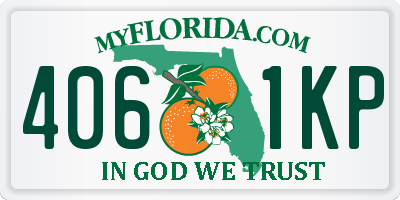 FL license plate 4061KP