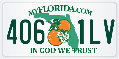 FL license plate 4061LV
