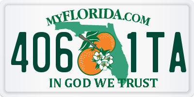 FL license plate 4061TA