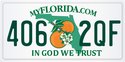 FL license plate 4062QF