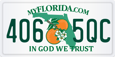 FL license plate 4065QC