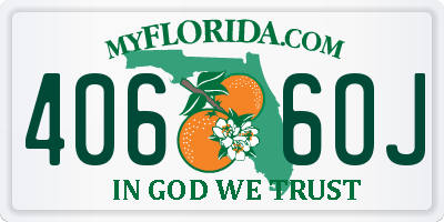 FL license plate 4066OJ