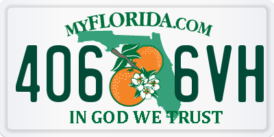 FL license plate 4066VH
