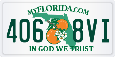 FL license plate 4068VI
