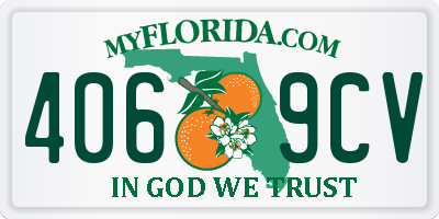 FL license plate 4069CV