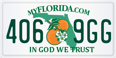 FL license plate 4069GG