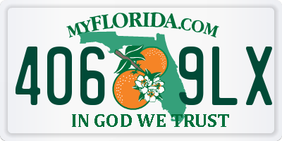 FL license plate 4069LX