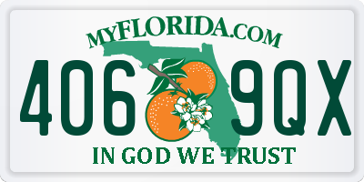 FL license plate 4069QX