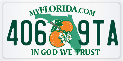 FL license plate 4069TA