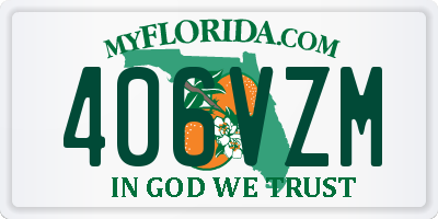 FL license plate 406VZM