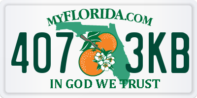 FL license plate 4073KB