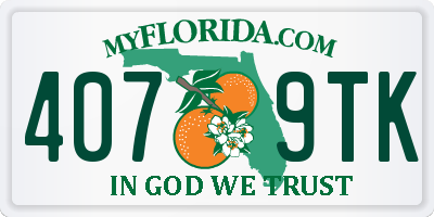 FL license plate 4079TK