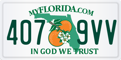 FL license plate 4079VV