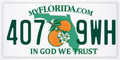 FL license plate 4079WH