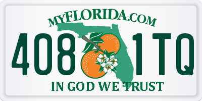 FL license plate 4081TQ