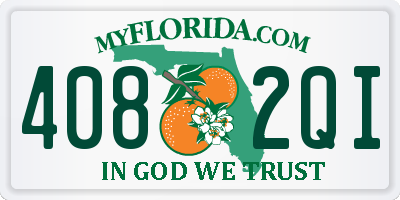 FL license plate 4082QI