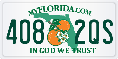 FL license plate 4082QS