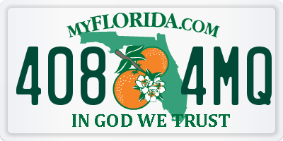 FL license plate 4084MQ