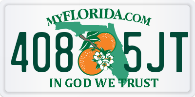 FL license plate 4085JT