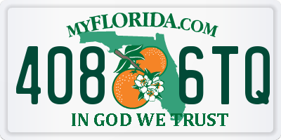 FL license plate 4086TQ