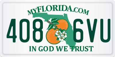 FL license plate 4086VU