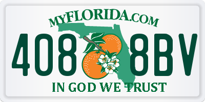 FL license plate 4088BV