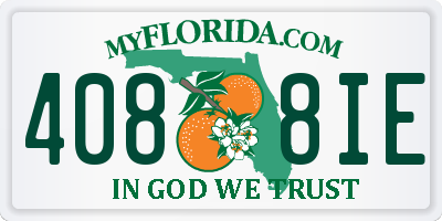 FL license plate 4088IE