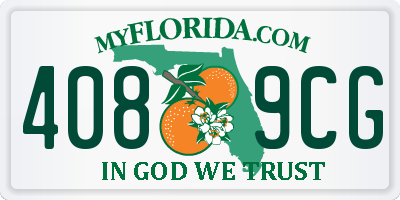 FL license plate 4089CG