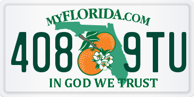 FL license plate 4089TU
