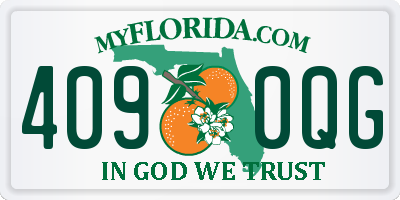 FL license plate 4090QG