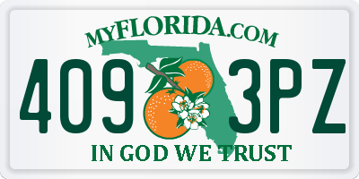 FL license plate 4093PZ