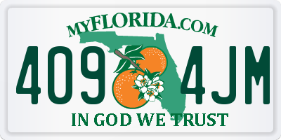 FL license plate 4094JM