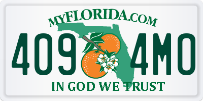 FL license plate 4094MO